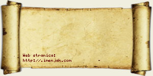 Jefimija Milović vizit kartica